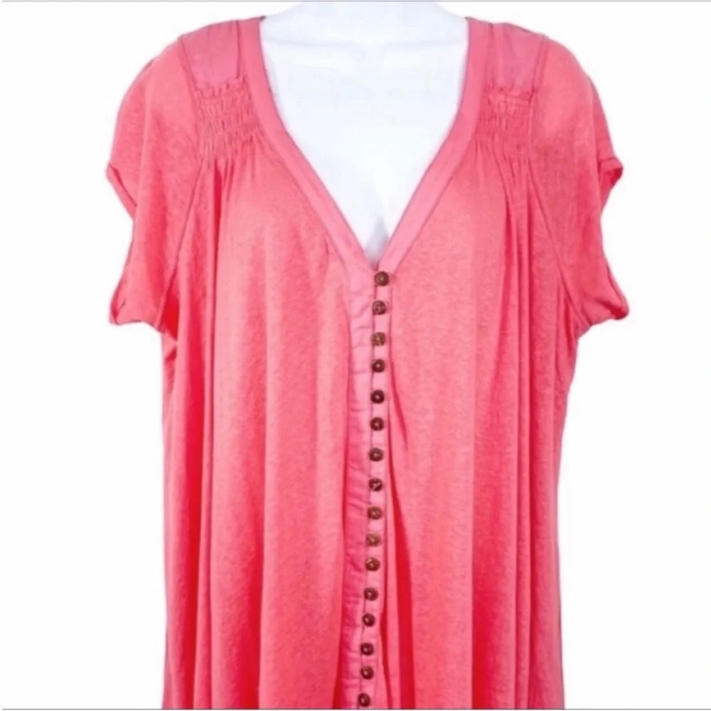 FREE PEOPLE highland tee tunic top S